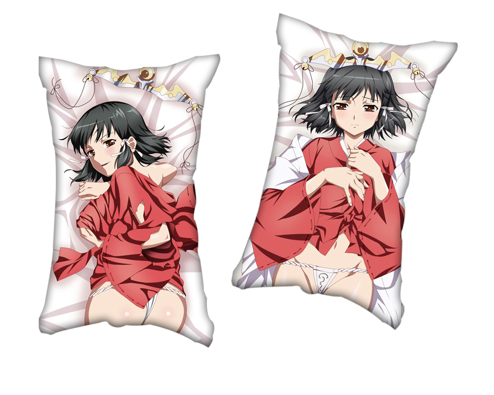 Kuroinu Kedakaki Seijo wa Hakudaku ni Somaru Kaguya Anime Two Way Tricot Air Pillow With a Hole 35x55cm(13.7in x 21.6in)