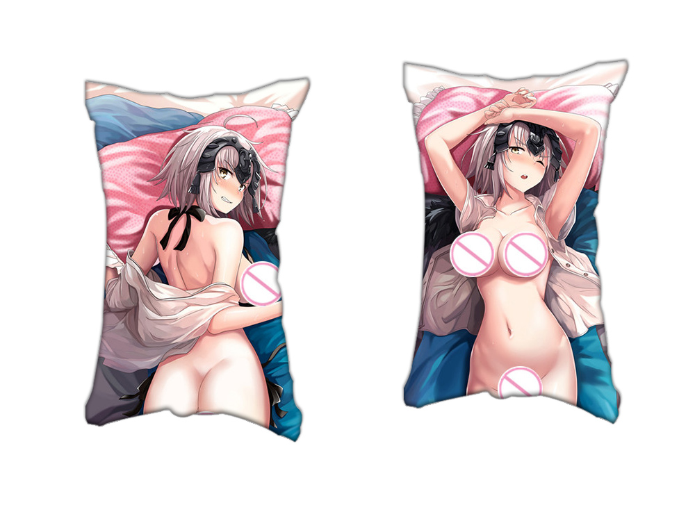 Jeanne dArc Fate Anime 2 Way Tricot Air Pillow With a Hole 35x55cm(13.7in x 21.6in)