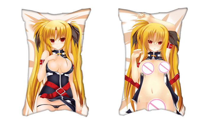 Magical girl lyrical Nanoha Anime 2 Way Tricot Air Pillow With a Hole 35x55cm(13.7in x 21.6in)