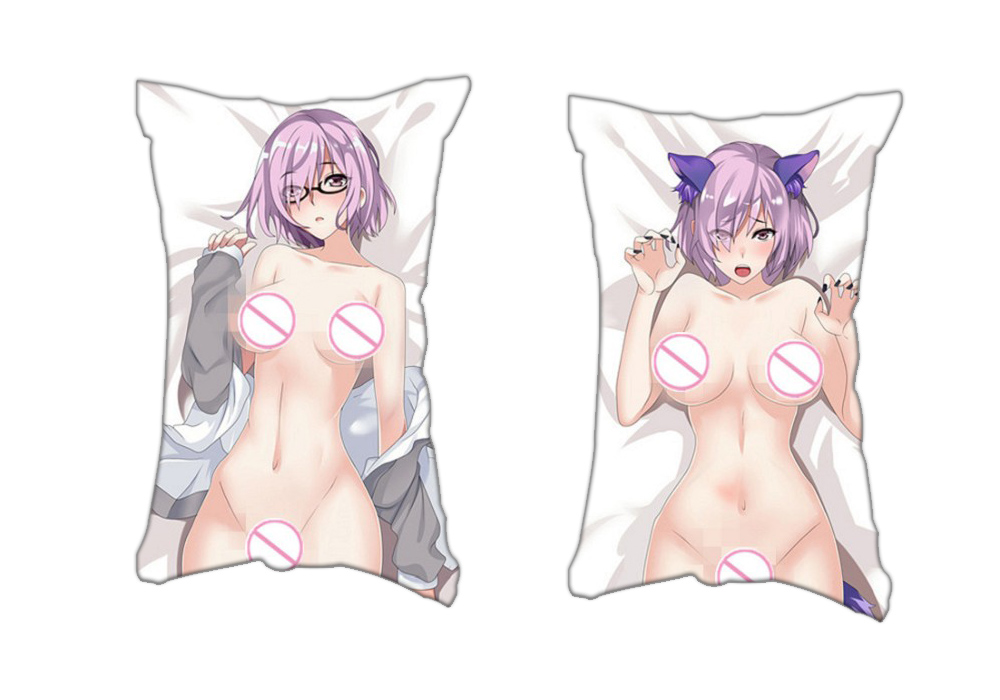 Mash Kyrielight Fate Grand Order Anime 2 Way Tricot Air Pillow With a Hole 35x55cm(13.7in x 21.6in)