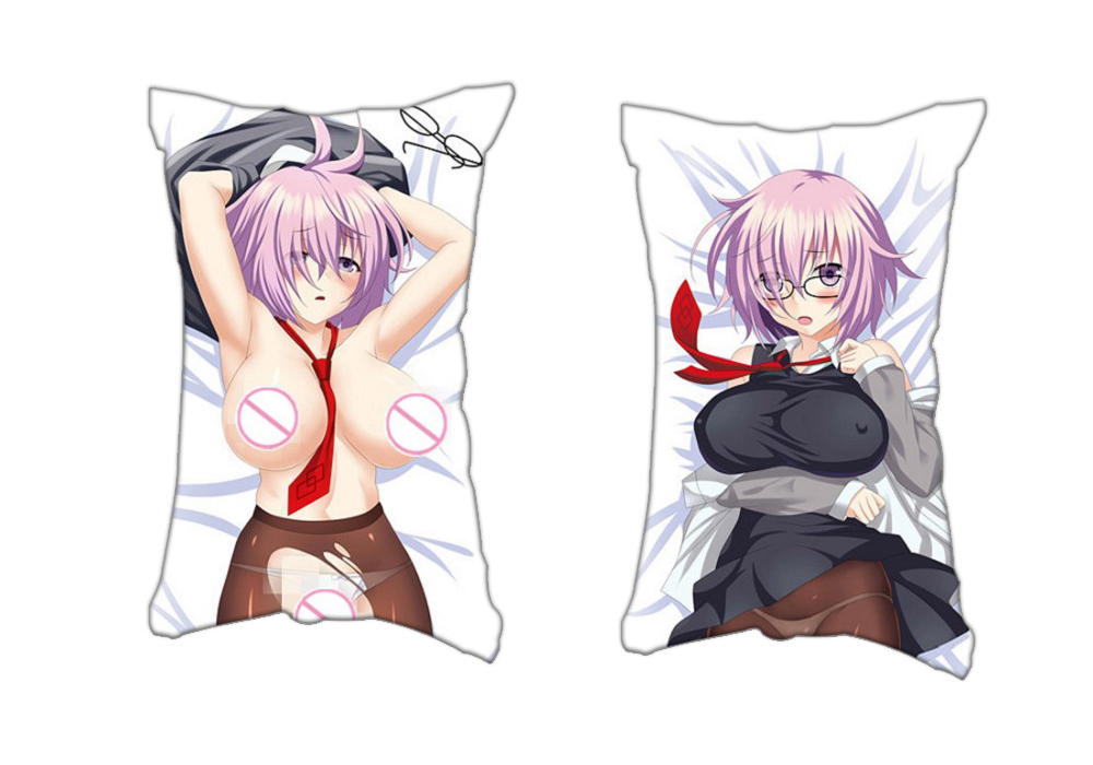 Mash Kyrielight Fate Grand Order Anime 2 Way Tricot Air Pillow With a Hole 35x55cm(13.7in x 21.6in)