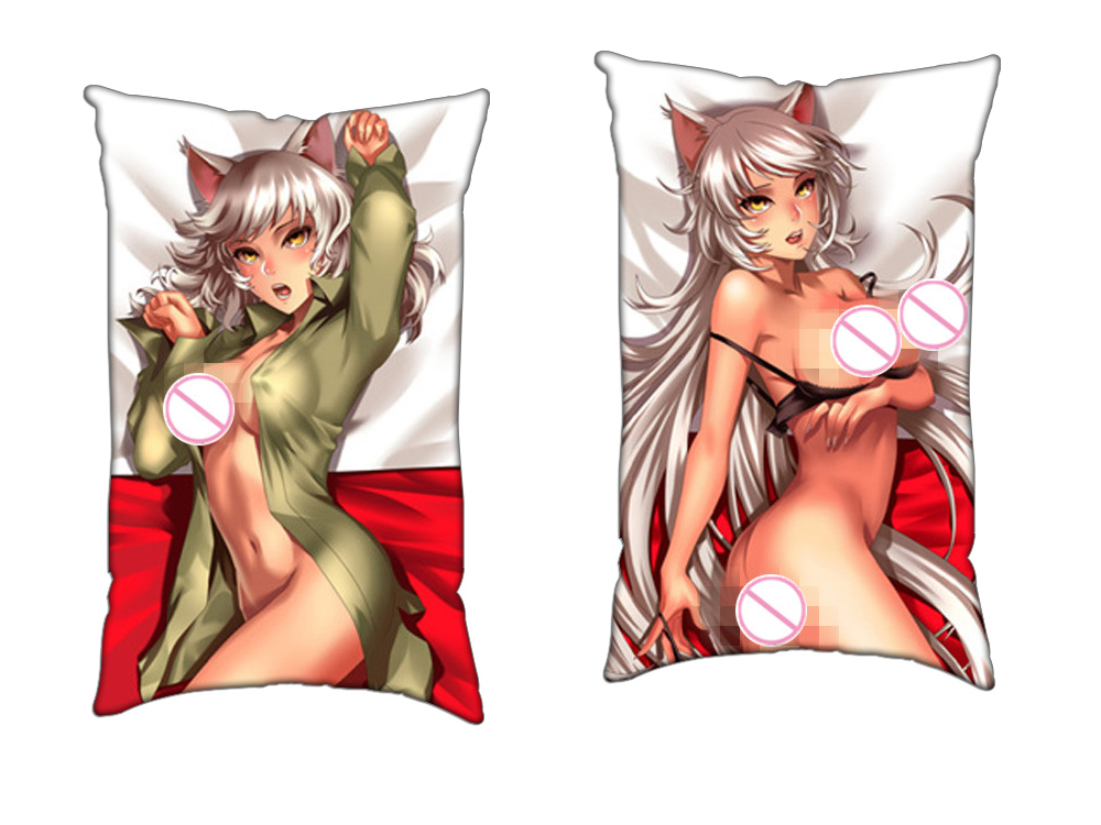 Monogatari Anime 2 Way Tricot Air Pillow With a Hole 35x55cm(13.7in x 21.6in)