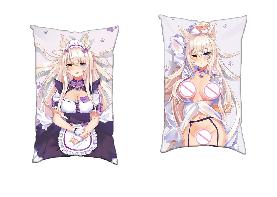 NEKOPARA Anime Two Way Tricot Air Pillow With a Hole 35x55cm(13.7in x 21.6in)