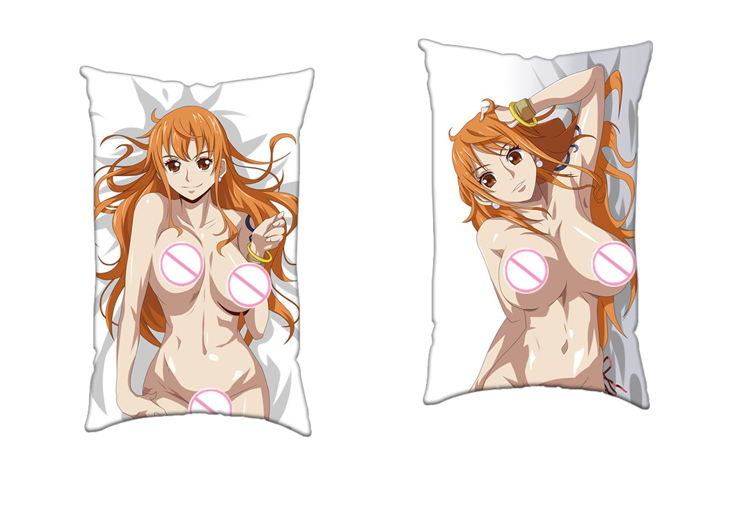 Nami One Piece Anime Two Way Tricot Air Pillow With a Hole 35x55cm(13.7in x 21.6in)