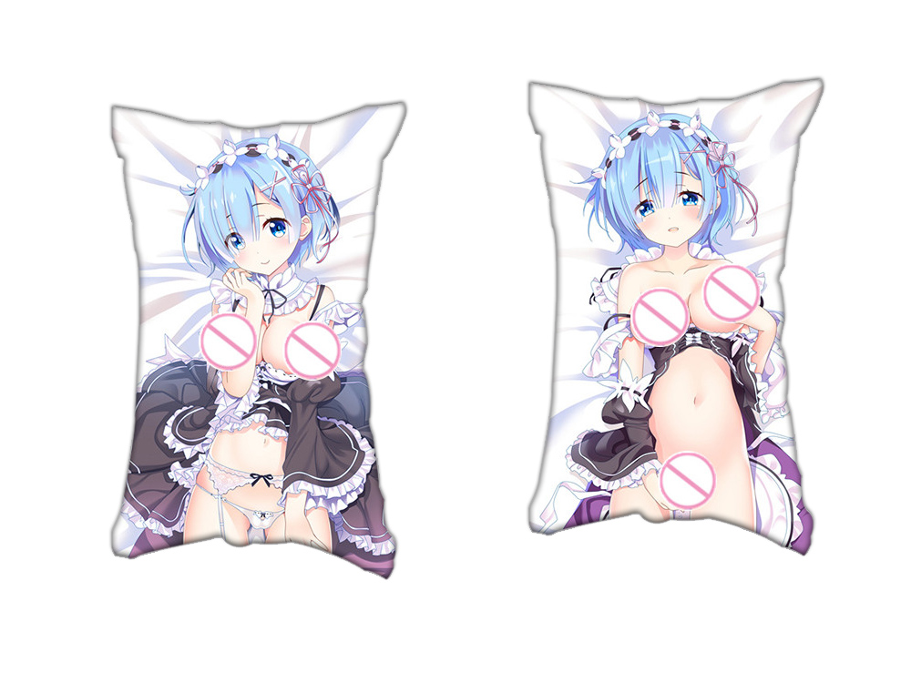 Rem Re Zero Anime Two Way Tricot Air Pillow With a Hole 35x55cm(13.7in x 21.6in)