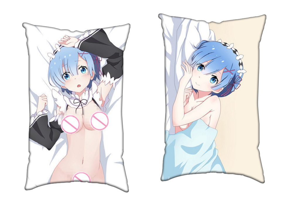 Rem Re Zero Anime 2 Way Tricot Air Pillow With a Hole 35x55cm(13.7in x 21.6in)