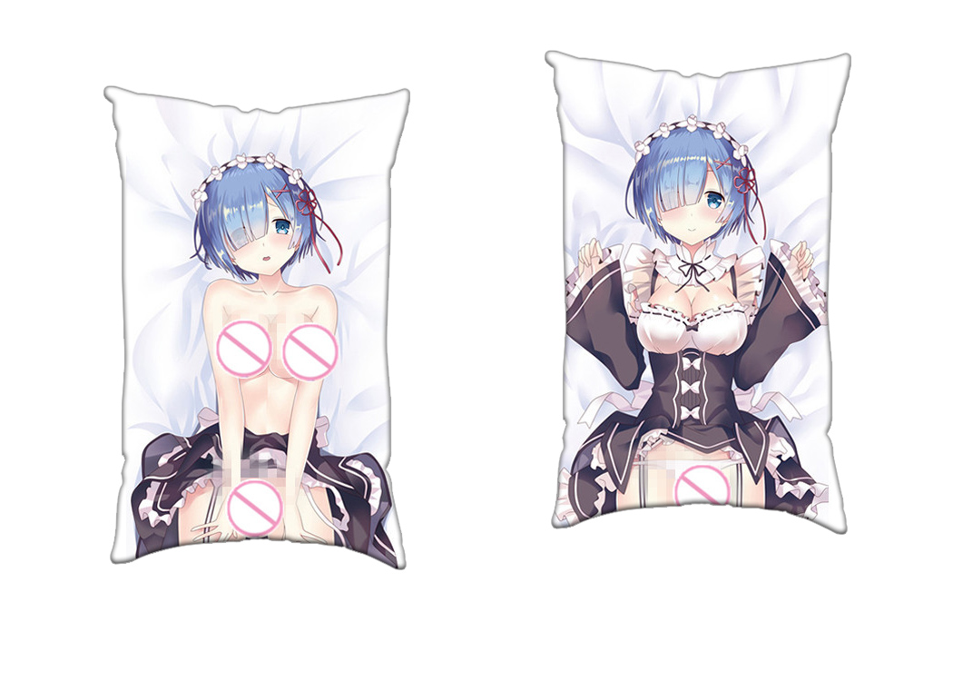 Rem Re Zero Anime 2 Way Tricot Air Pillow With a Hole 35x55cm(13.7in x 21.6in)