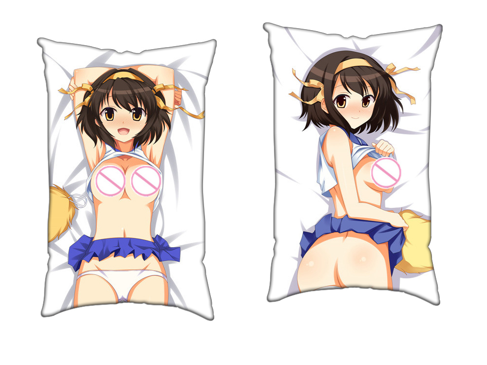 The Melancholy of Haruhi Suzumiya Anime Two Way Tricot Air Pillow With a Hole 35x55cm(13.7in x 21.6in)