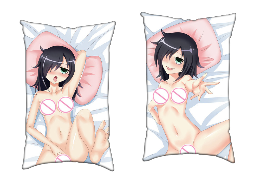 Watamote Anime Two Way Tricot Air Pillow With a Hole 35x55cm(13.7in x 21.6in)