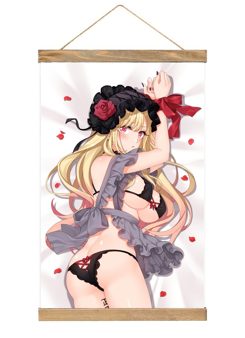 My Dress-Up Darling Kitagawa Marin-1 Scroll Painting Wall Picture Anime Wall Scroll Hanging Home Decor