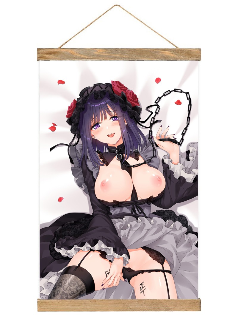 My Dress-Up Darling Kitagawa Marin Scroll Painting Wall Picture Anime Wall Scroll Hanging Home Decor