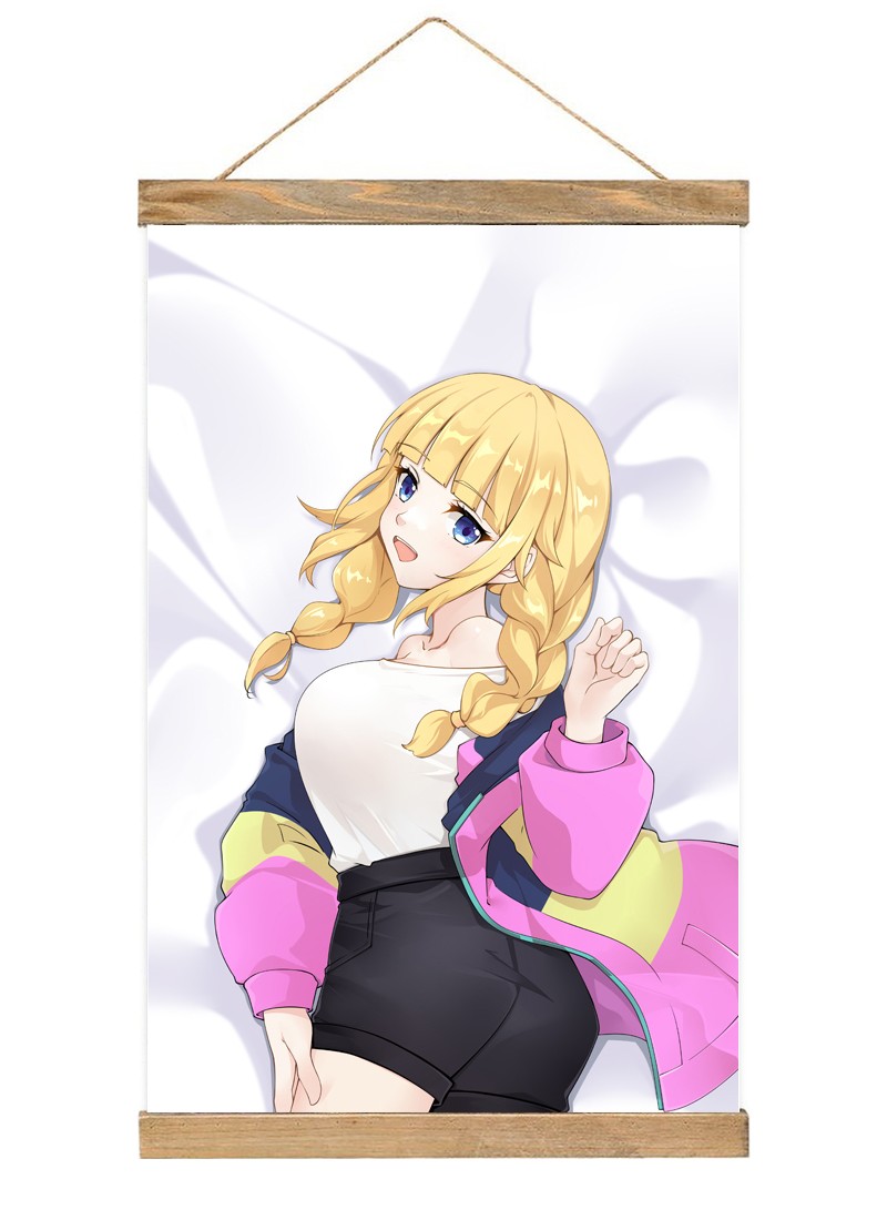 Ya Boy Kongming Tsukimi Eiko-1 Scroll Painting Wall Picture Anime Wall Scroll Hanging Home Decor