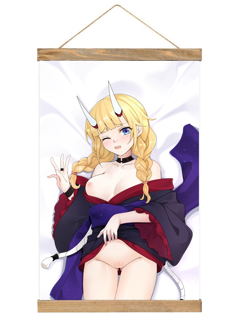 Ya Boy Kongming Tsukimi Eiko-1 Scroll Painting Wall Picture Anime Wall Scroll Hanging Home Decor