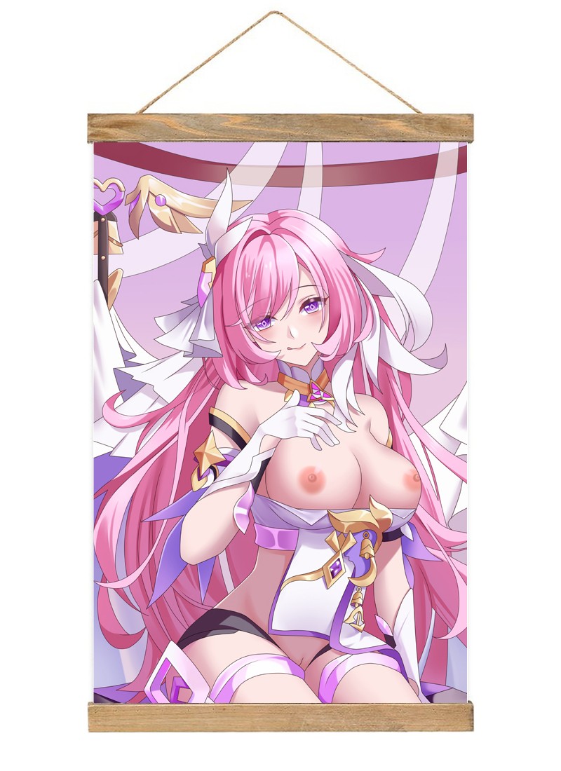 Honkai Impact 3rd Elysia-1 Scroll Painting Wall Picture Anime Wall Scroll Hanging Home Decor