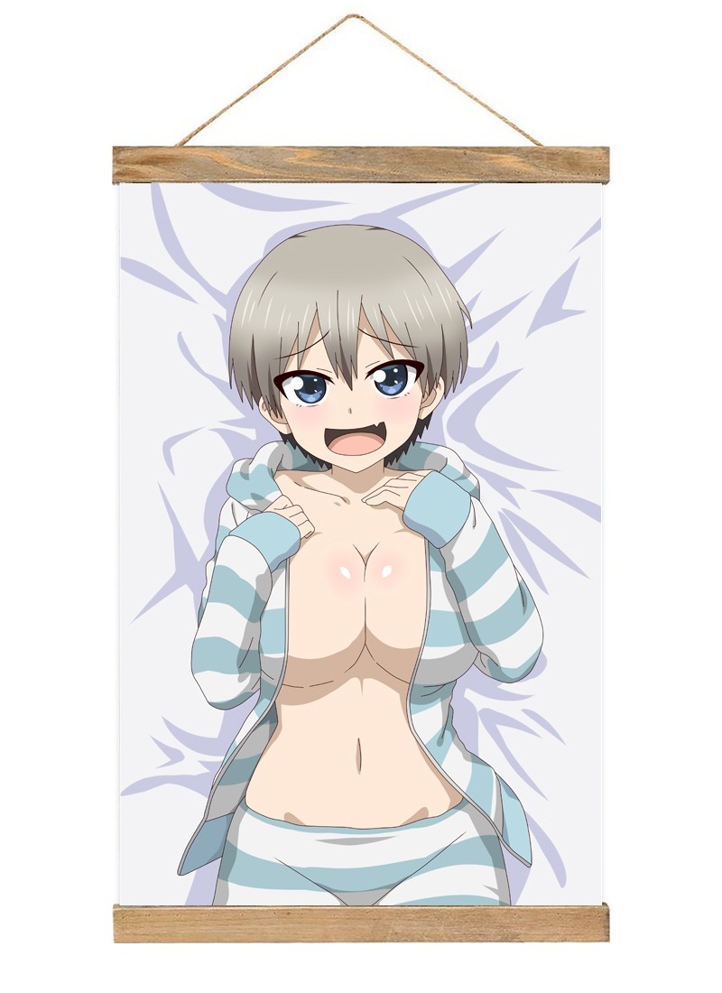 Uzaki-chan Wants to Hang Out! Uzaki Hana-1 Scroll Painting Wall Picture Anime Wall Scroll Hanging Home Decor