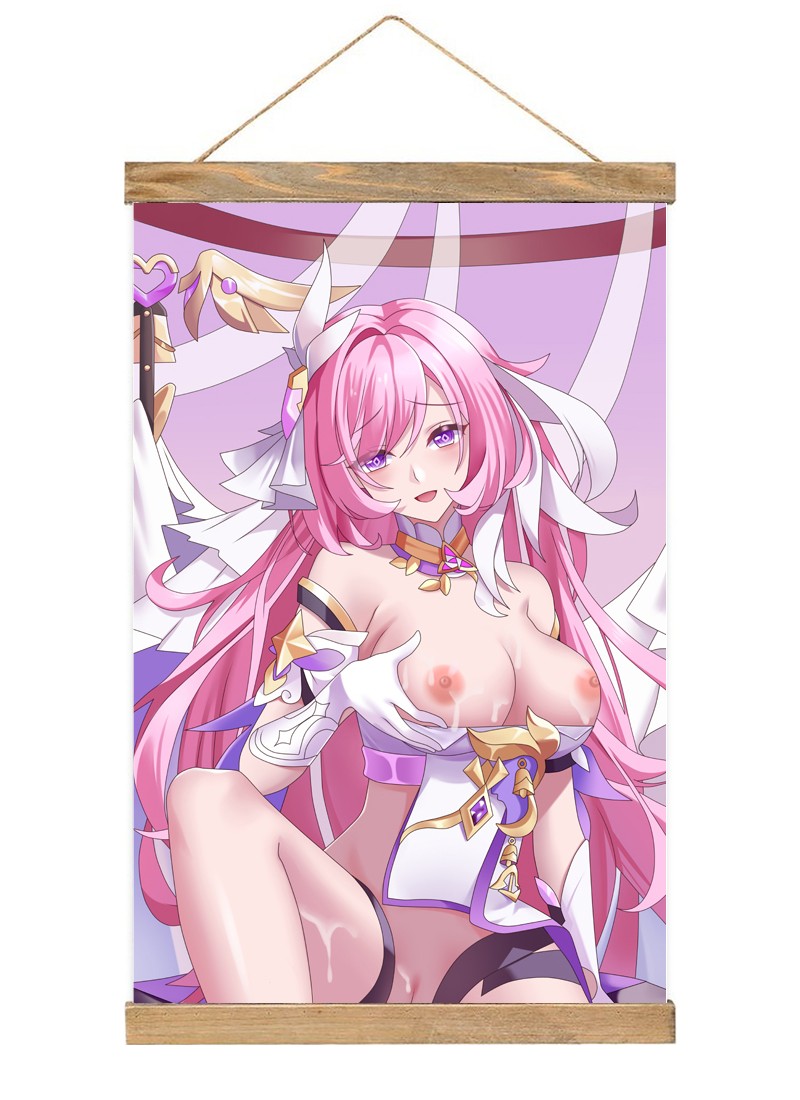 Honkai Impact 3rd Elysia-1 Scroll Painting Wall Picture Anime Wall Scroll Hanging Home Decor