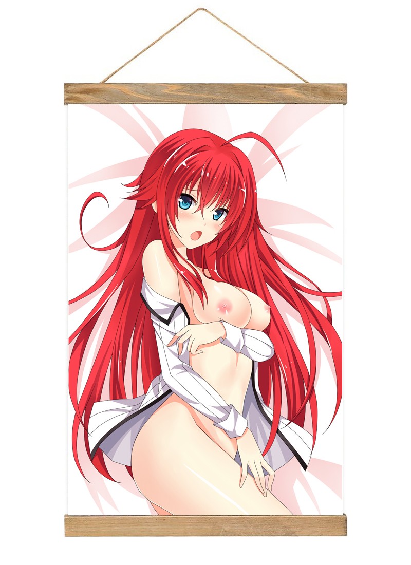 High School DxD Rias Gremory-1 Scroll Painting Wall Picture Anime Wall Scroll Hanging Home Decor