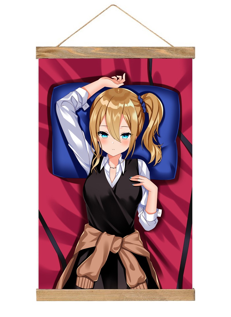 Kaguya-sama Love Is War Hayasaka Ai-1 Scroll Painting Wall Picture Anime Wall Scroll Hanging Home Decor