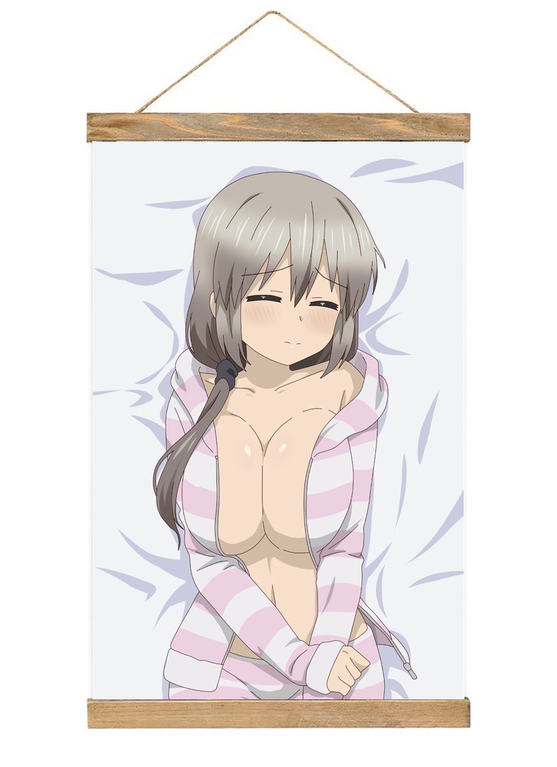 Uzaki-chan Wants to Hang Out! Uzaki Hana-1 Scroll Painting Wall Picture Anime Wall Scroll Hanging Home Decor