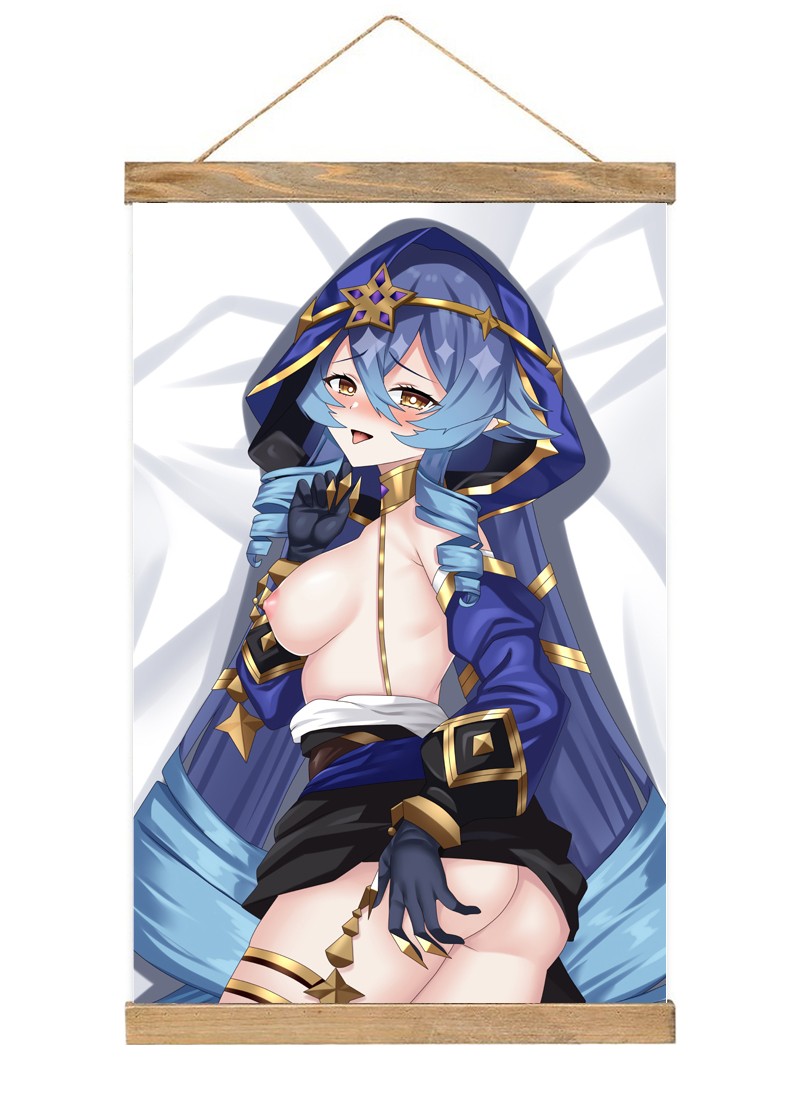 Genshin Impact Layla Scroll Painting Wall Picture Anime Wall Scroll Hanging Home Decor