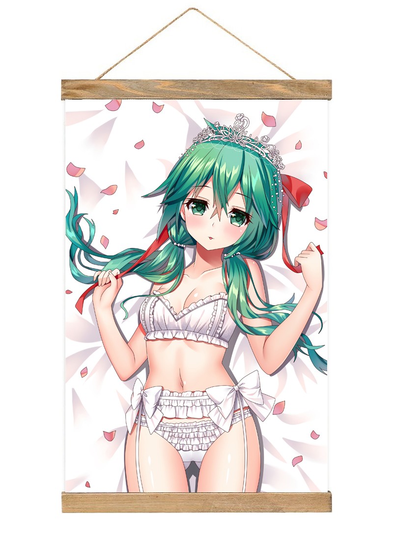 Date A Live Witch Natsumi Scroll Painting Wall Picture Anime Wall Scroll Hanging Home Decor