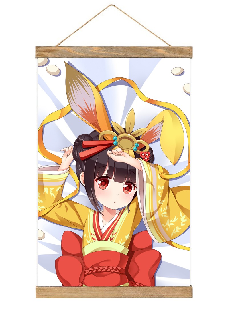 Onmyoji Scroll Painting Wall Picture Anime Wall Scroll Hanging Home Decor