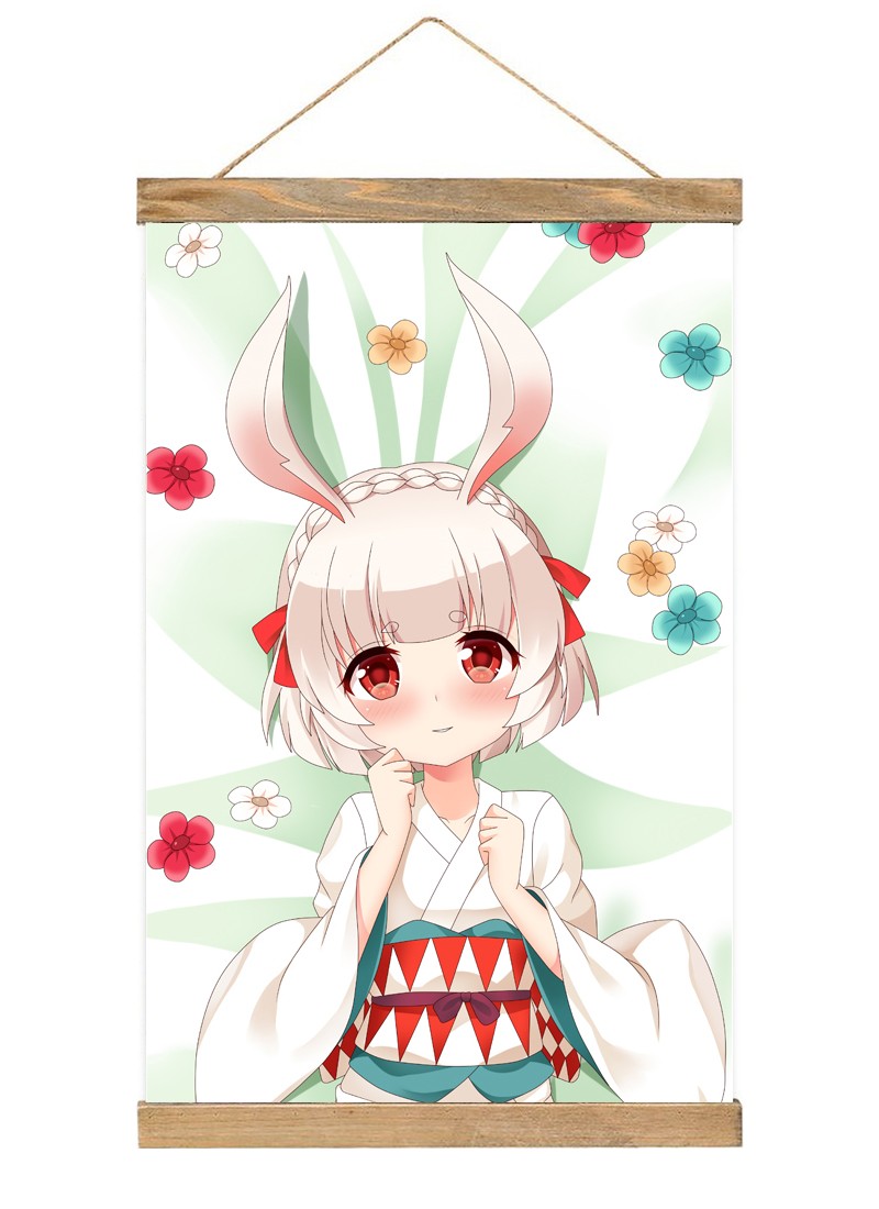 Onmyoji Scroll Painting Wall Picture Anime Wall Scroll Hanging Home Decor