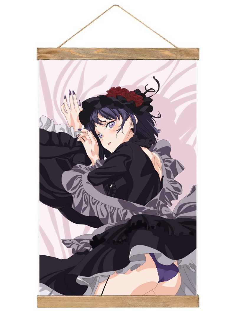 My Dress-Up Darling Kitagawa Marin Scroll Painting Wall Picture Anime Wall Scroll Hanging Home Decor