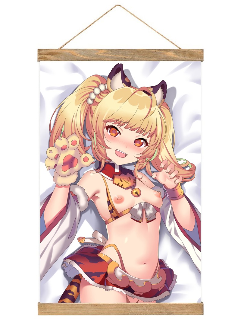 Granblue Fantasy Tico-1 Scroll Painting Wall Picture Anime Wall Scroll Hanging Home Decor