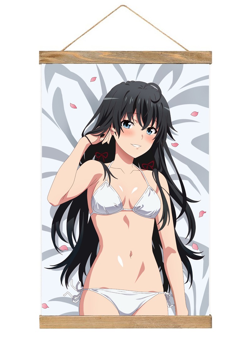 My Youth Romantic Comedy Is Wrong, As I Expected Yukinoshita Yukino Scroll Painting Wall Picture Anime Wall Scroll Hanging Home Decor