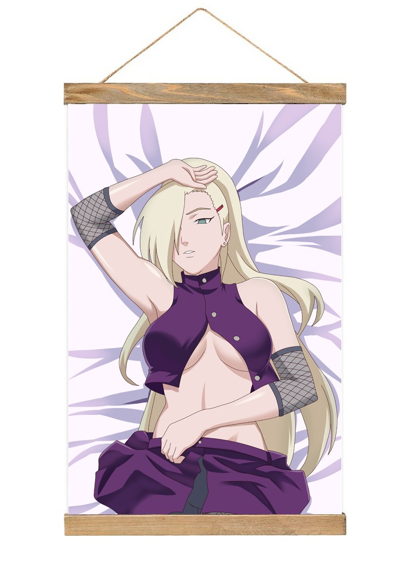 Naruto Ino Yamanaka-1 Scroll Painting Wall Picture Anime Wall Scroll Hanging Home Decor