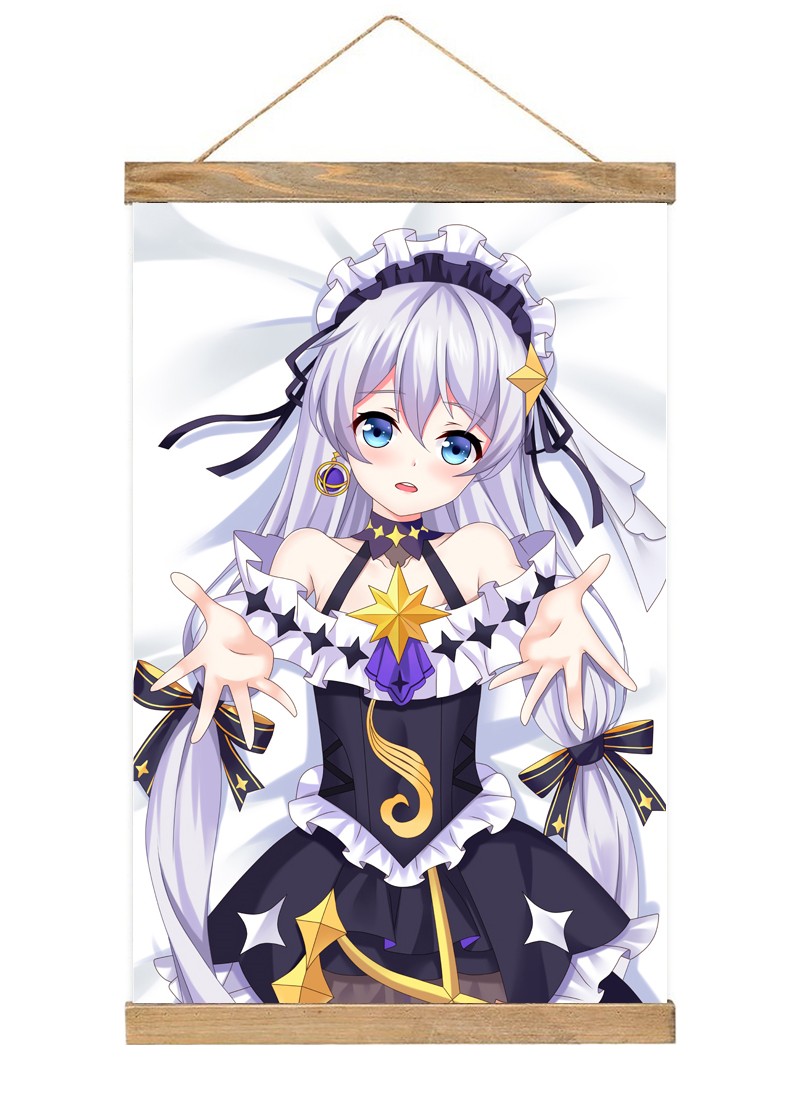 Honkai Impact 3rd Bronya Zaychik-1 Scroll Painting Wall Picture Anime Wall Scroll Hanging Home Decor