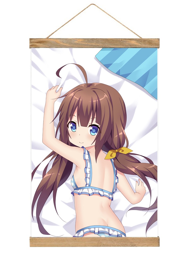 The Ryuo\'s Work Is Never Done Ai Hinatsuru Scroll Painting Wall Picture Anime Wall Scroll Hanging Home Decor