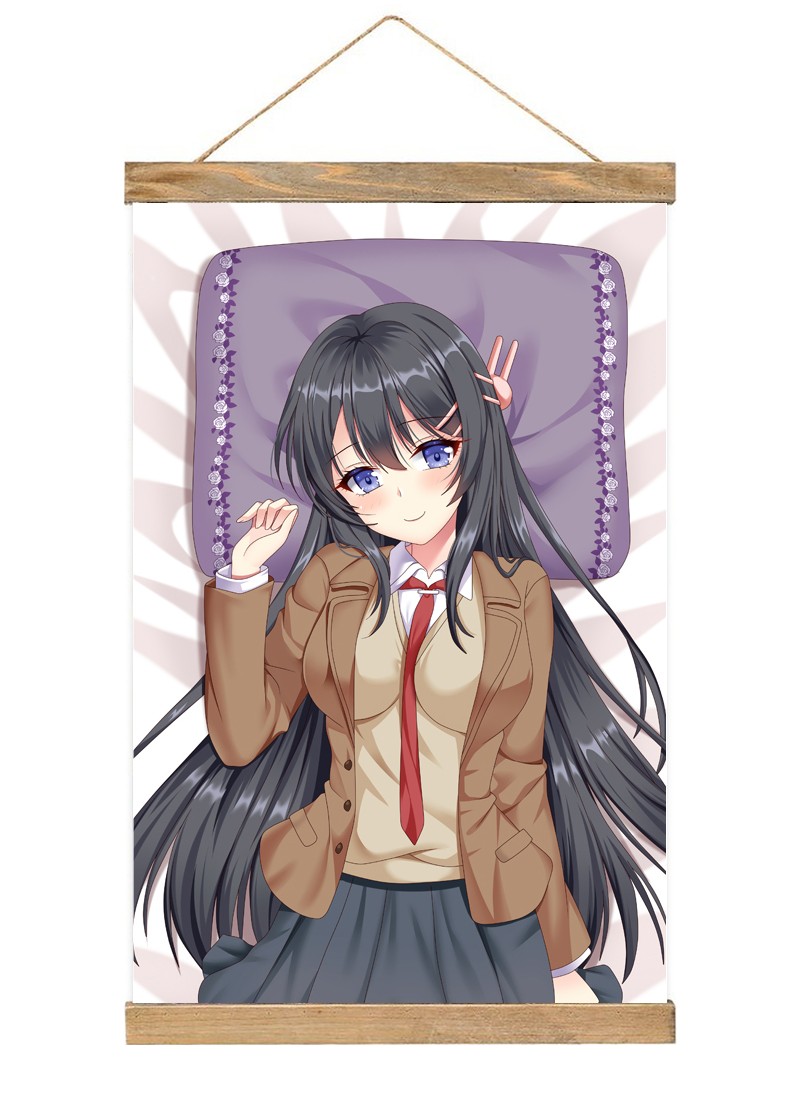 Rascal Does Not Dream of Bunny Girl Senpai-1 Scroll Painting Wall Picture Anime Wall Scroll Hanging Home Decor