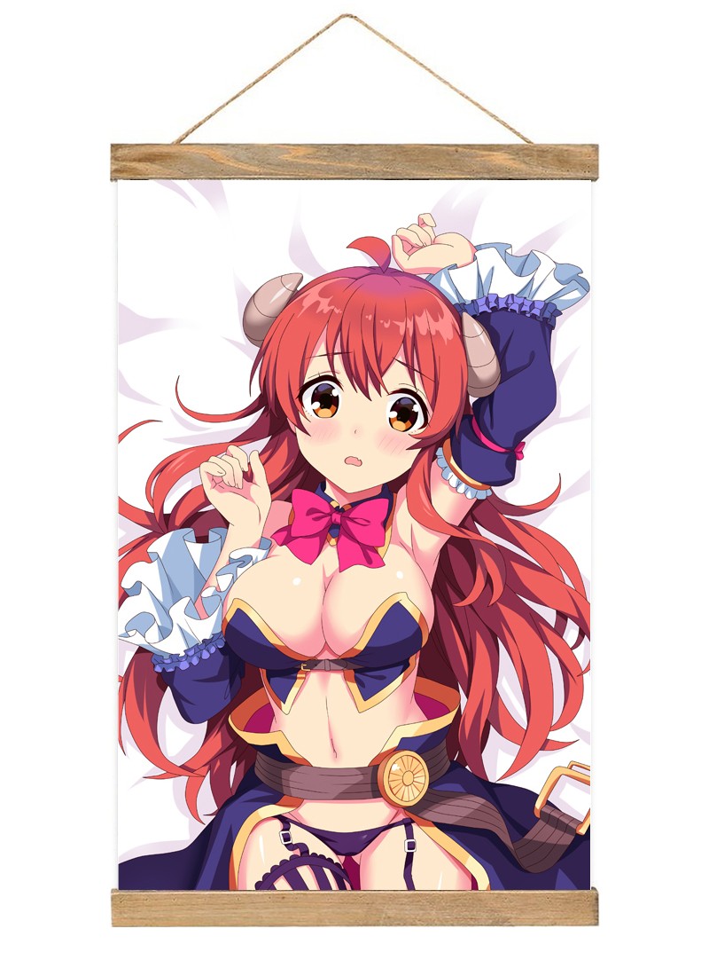 The Demon Girl Next Door Yoshida Yuko Shadow Mistress Shamiko-1 Scroll Painting Wall Picture Anime Wall Scroll Hanging Home Decor