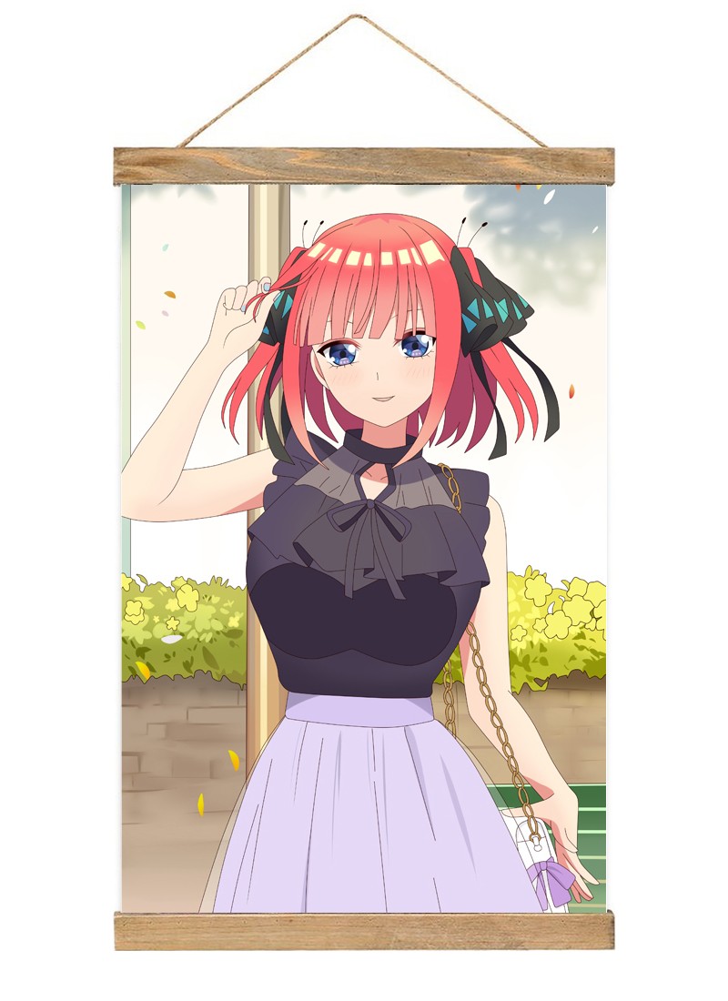 The Quintessential Quintuplets Nino Nakano-1 Scroll Painting Wall Picture Anime Wall Scroll Hanging Home Decor