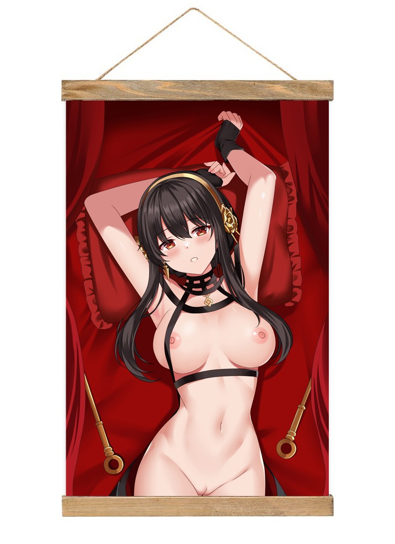 Spy x Family Thorn Princess Yor Forger-1 Scroll Painting Wall Picture Anime Wall Scroll Hanging Home Decor