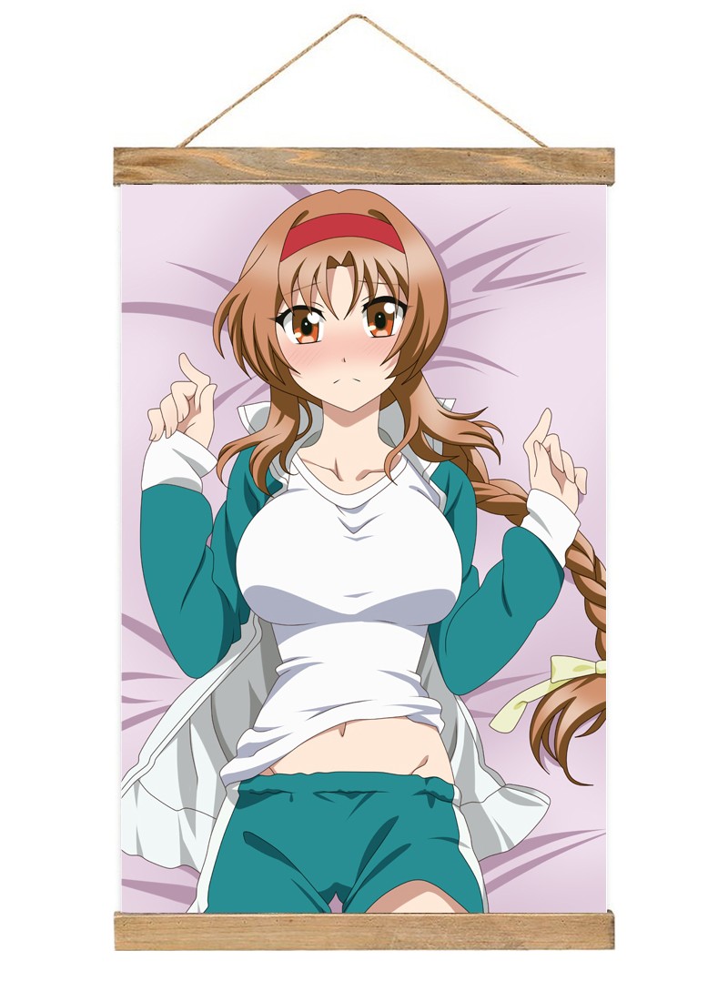 D-Frag! Roka Shibasaki-1 Scroll Painting Wall Picture Anime Wall Scroll Hanging Home Decor