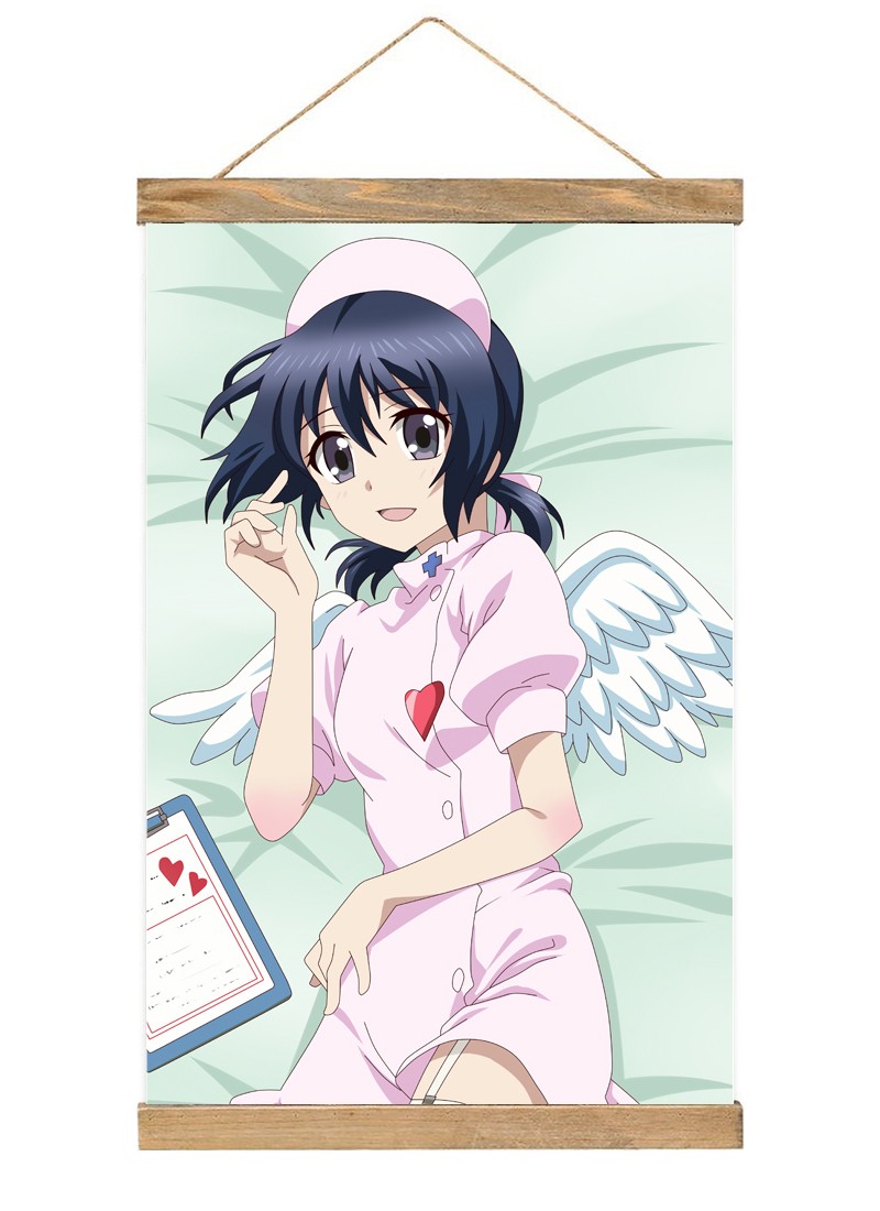 D-Frag! Roka Shibasaki-1 Scroll Painting Wall Picture Anime Wall Scroll Hanging Home Decor