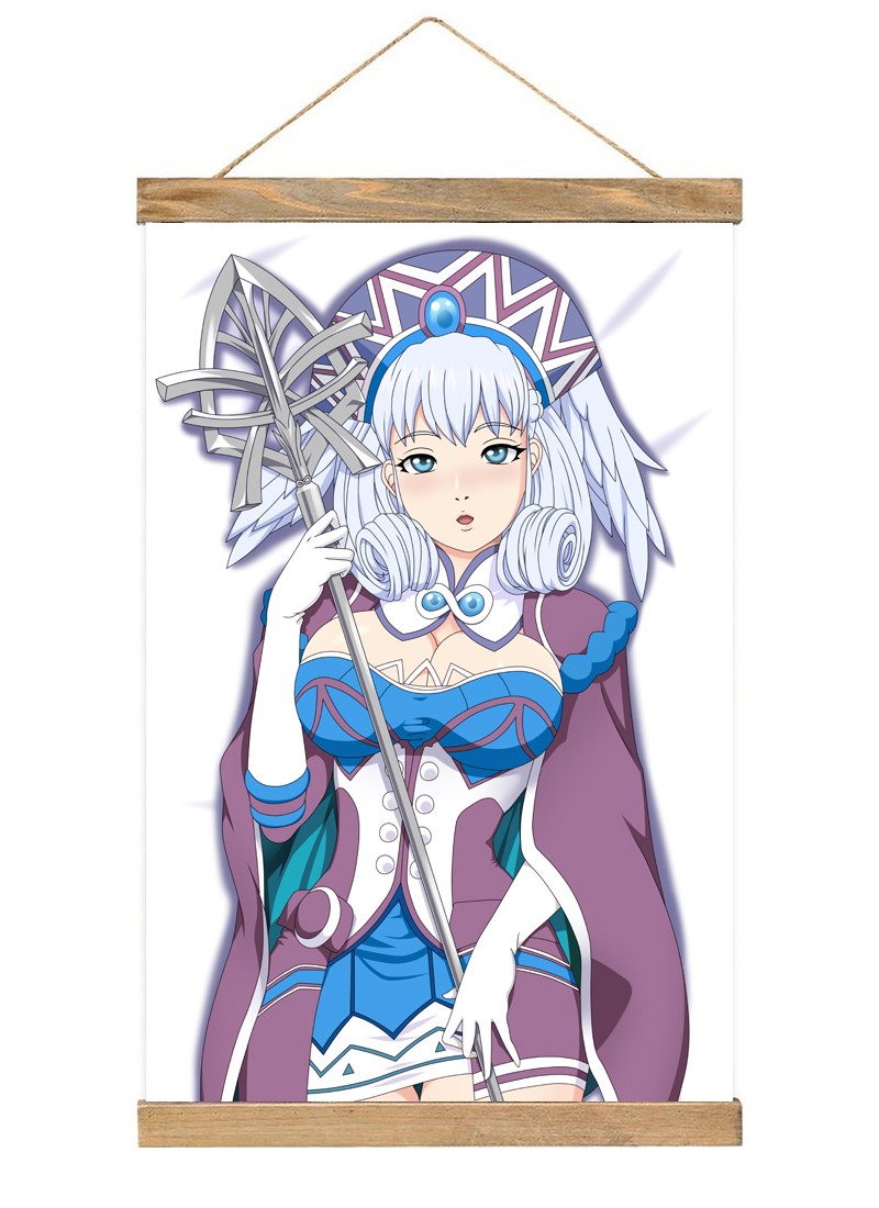 Xenoblade-1 Scroll Painting Wall Picture Anime Wall Scroll Hanging Home Decor